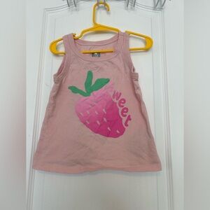 Gap Girls Pink Strawberry Tank Top